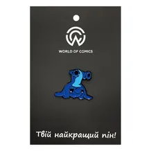 Металлический значок (пин) Disney: Lilo & Stitch: Stitch Upside Down, (14066)