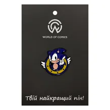 Металевий значок (пін) Sonic: The Hedgehog: Sonic, (14089)