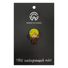 Металлический значок (пин) One Piece: Sanji Vinsmoke (Chibi), (14099)