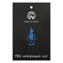 Металлический значок (пин) Futurama: Bender, (14104)