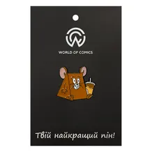 Металевий значок (пін) Tom & Jerry: Jerry Cheese, (14105)