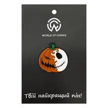 Металлический значок (пин) Disney: The Nightmare Before Christmas: Pumpkin King / Jack Skellington, (14110)