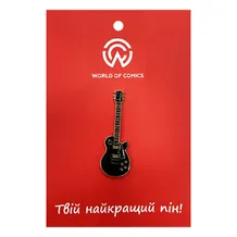 Металевий значок (пін) Guitar (Black), (14120)