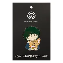 Металевий значок (пін) Cowboy Bebop: Spike and Ein, (14122)