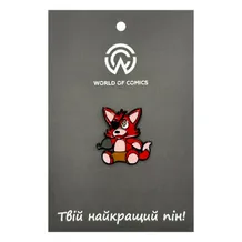 Металлический значок (пин) Five Nights at Freddy's: Foxy The Pirate, (14196)