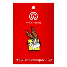 Металлический значок (пин) Looney Tunes: Bugs Bunny, (14265)