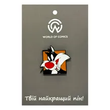 Металлический значок (пин) Looney Tunes: Sylvester, (14267)