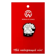 Металлический значок (пин) Jujutsu Kaisen: Ryomen Sukuna (Chibi), (14276)