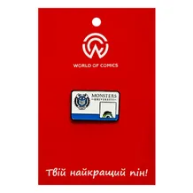Металлический значок (пин) Disney & Pixar: Monsters University: Mike Wazowski Student ID Card, (14285)
