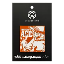 Металлический значок (пин) One Piece: Portgas D. Ace, (14305)
