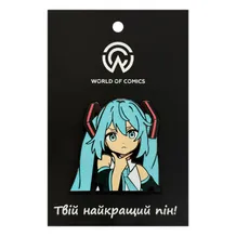 Металлический значок (пин) Vocaloid: Miku Hatsune, (14315)