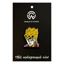 Металлический значок (пин) JoJo's Bizarre Adventure: Giorno Giovanna, (14327)