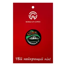 Металлический значок (пин) Teenage Mutant Ninja Turtles: Raphael: «‎Cowabunga It Is», (14345)