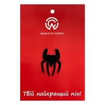Металлический значок (пин) Marvel: Spider-Man: Black Spider: Logo, (14402)