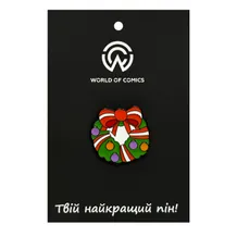 Металлический значок (пин) Christmas Wreath, (14412)