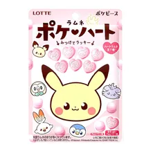 Конфеты Lotte: Pokemon: Heart Shape Ramune: Lemon and Strawberry, (293650)