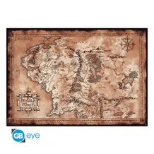 Постер GB Eye: Maxi: The Lord Of The Rings: Map, (327060)