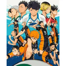 Картина по номерам Kartiny Origami: Haikyuu!!: Karasuno High vs. Aoba Johsai High, (3280)