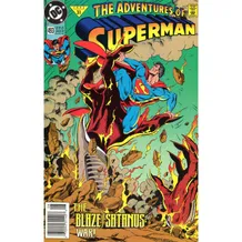 Комикс DC. The Adventures of Superman. The Blaze/Satanus War. Part 1. Volume 1. #493, (381406)