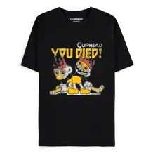 Футболка Difuzed: Cuphead: Cuphead and Mugman: «You Died!» (XL), (390247)
