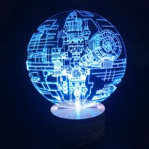 Акриловий світильник Star Wars: Death Star, (40867)