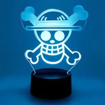 Акриловий світильник One Piece: Straw Hat Pirates: Skull Logo, (40883)