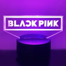 Акриловий світильник Blackpink: Logo, (40920)