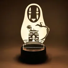 Акриловий світильник Studio Ghibli: Spirited Away: Kaonashi, (40999)