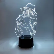Акриловий світильник One Piece: Portgas D. Ace, (41111)