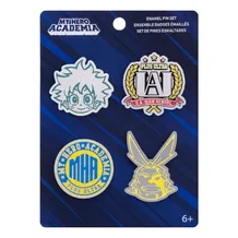 Металлический значок (пин) Funko POP!: Pin: My Hero Academia: U.A. High School (4-Pack), (42958)