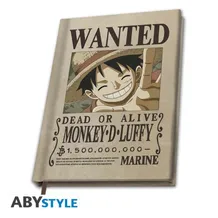Блокнот ABYstyle: One Piece: Wanted Luffy, (4308)