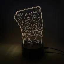 Акриловий світильник SpongeBob SquarePants: SpongeBob, (44440)