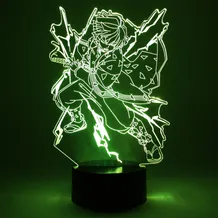 Акриловый светильник Demon Slayer: Zenitsu Agatsuma, (44444)