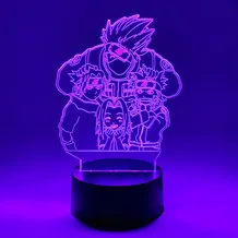 Акриловий світильник Naruto: Team 7: Kakashi, Sasuke, Naruto, Sakura, (44445)