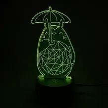 Акриловий світильник Studio Ghibli: My Neighbor Totoro: Totoro w/ Umbrella, (44670)