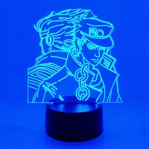 Акриловый светильник Jojo's Bizarre Adventures: Jotaro Kujo and Star Platinum, (44717)