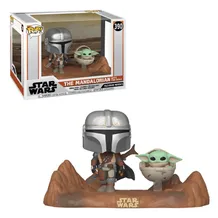 Фігурка Funko POP!: Moment: Star Wars: The Mandalorian: The Mandalorian w/ The Child, (49930)