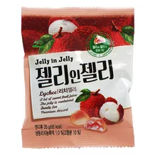 Желейные конфеты Seoju: Jelly in Jelly: Lychee, (500076)