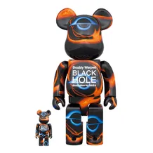 *Original* Be@rbrick: NASA: Doubly Warped Black Hole (Set) (100% & 400%), (601892)