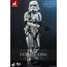 Коллекционная фигура Hot Toys: Movie Masterpiece: Star Wars: Stormtrooper (Chrome Version) (Exclusive), (609175)