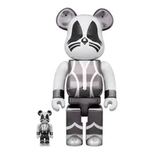 *Original* Be@rbrick: Kiss: The Catman (Chrome) (Set ) (100% & 400%), (609607)