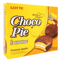 Печенье Lotte: Choco Pie: Banana, (61407)