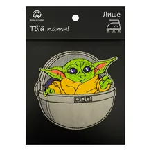 Патч Star Wars: The Mandalorian: Grogu in Hovering Pram, (6322)