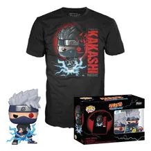 Комплект Funko POP!: Tees: Naruto: Hatake Kakashi (M) (Glows in the Dark) (Special Edition), (63364)
