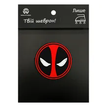 Шеврон Marvel: Deadpool: Logo (Black), (6375)