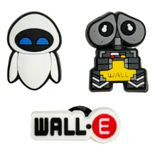 Набір джибітсів WALL-E: Wall-E, Eve, Logo, (6425)