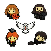 Набор джибитсов Wizarding World: Harry Potter: Harry, Hermiona, Ron, Hagrid and Hedwig, (6437)