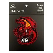 Патч Dungeons & Dragons: Red Dragon w/ Dice, (6492)