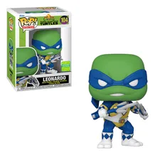 Фигурка Funko POP!: Retro Toys: Teenage Mutant Ninja Turtles: Mighty Morphin Power Rangers: Leonardo (2022 Summer Convention Limited Edition), (65249)