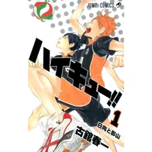 Манга Haikyuu!!. Hinata and Kageyama. Volume 1 (Japanese Edition), (704531)